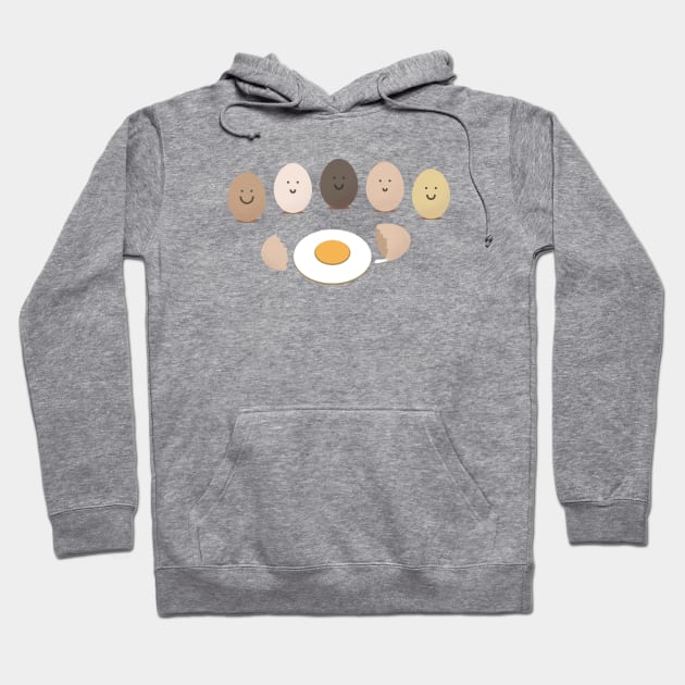 Egg bleed the same color Hoodie by Chewbarber